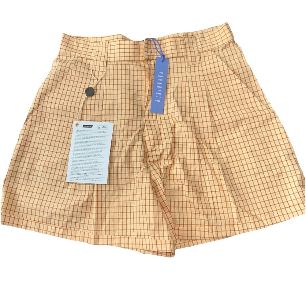 Paradised Jaime Women's Shorts 40 Bronze 20-RTW339-WB Designer